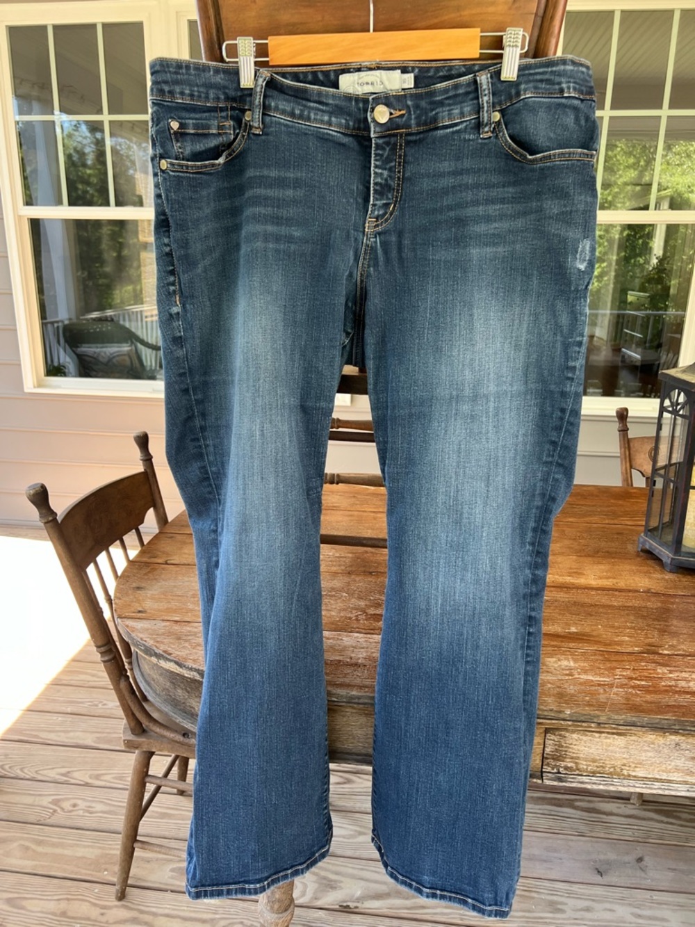 Torrid Women’s Relaxed Boot Cut Jeans Blue Denim Size 16